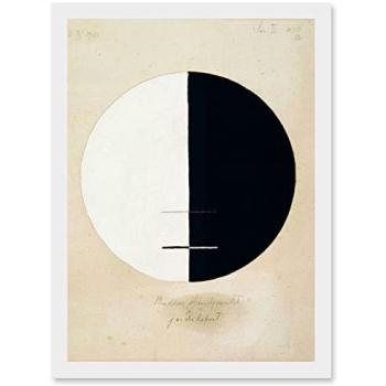 Mindful Buddhas: Hilma af Klint 1920 White-Framed Wall Decor
