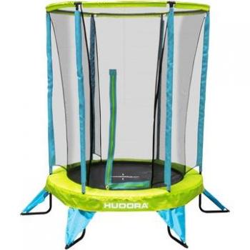 Trampoline à pieds pour enfants HUDORA® Safety 140 vert/bleu
