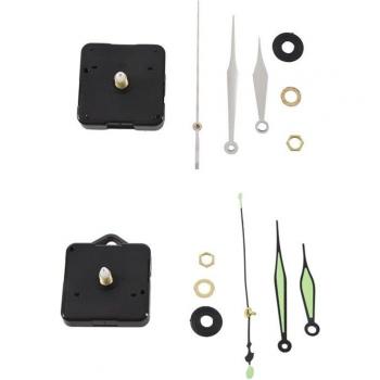Reparador de Relojes de Cuarzo DIY – Mecanismo con Hora y Minutos Luminosos (2 Juegos)