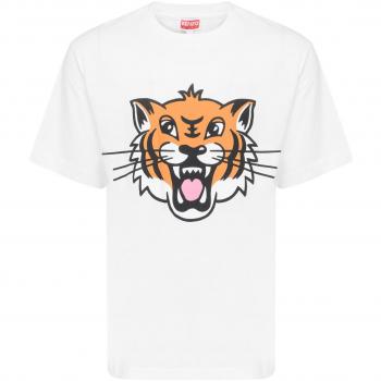 White Tiger Graphic Tee by Kenzo – Men’s M