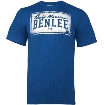 T-shirt Benlee Boxlabel uomo manica corta blu/bianco