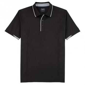OLYMP Herren Poloshirt L schwarz