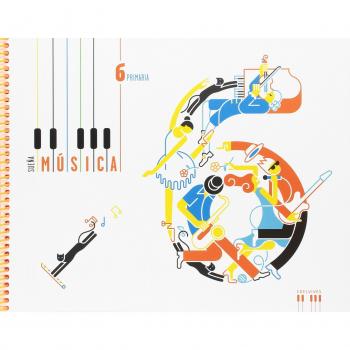 Música 6º primaria: (libro + cuaderno) (Tapa blanda).