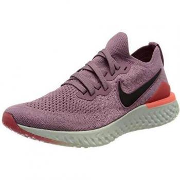 Nike Damen Epic React Flyknit 2 Cross-Trainer – VLT Mtllc Silberschimmer mit Purpur, EU 45