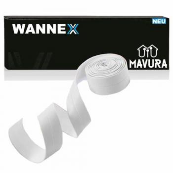 WANNEX Dichtband für Badewanne & Dusche – 5 m selbstklebend, wasserdicht
