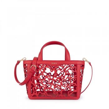 Bolso Tous Kaos Shock Pequeña, Rojo, 14x21x28 cm