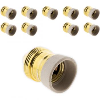 Zenitech Messing E27-Fassungen Set mit Porzellan
