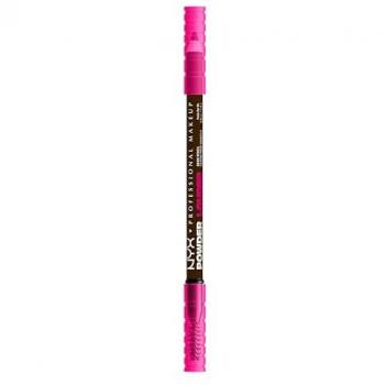NYX Professional Makeup Powder Louder Eyebrow Pencil with Brush Ash Brown