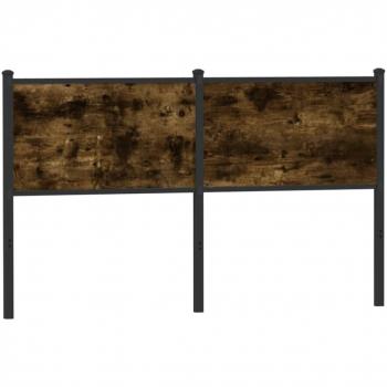 Tête de lit en bois d'ingénierie chêne fumé 140 cm