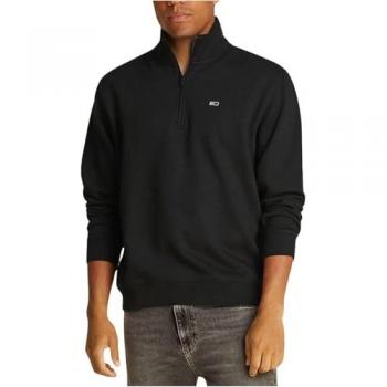 Tommy Jeans Black 1/4 Zip Fleece Size 2XL