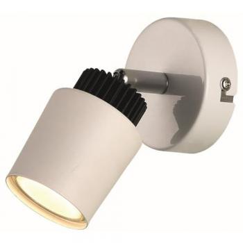 Lámpara Megan, Material: Metal, Color: Blanco, Tamaño: 13.5x9.5x9.5 cm, Marca: EPIKASA
