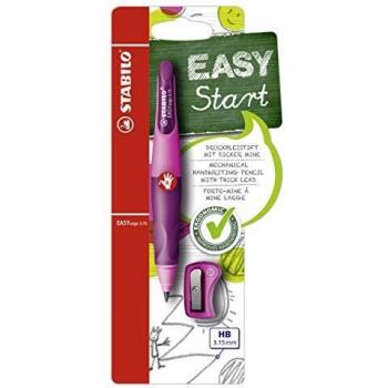 Stabilo EASYergo Duckbleistift 3.15+ Spitzer, Rechtshänder, pink/lila