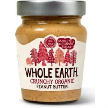 Whole Earth Organic Crunchy Peanut Butter 227 g