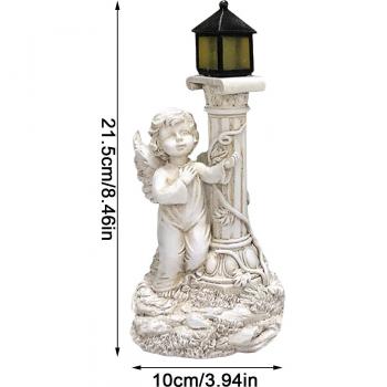 Garden Angel Statue with Solar LED
