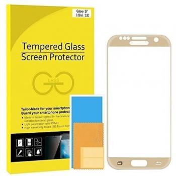 Protector de Pantalla JETech para Galaxy S7, Vidrio Templado Completo