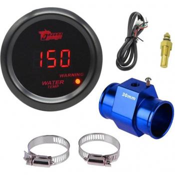 Dragon 2 52mm Digital Water Temp Gauge with Red Backlight