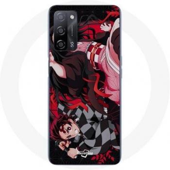 Tanjiro und Nezuko Schutzhülle für Oppo A55 5G