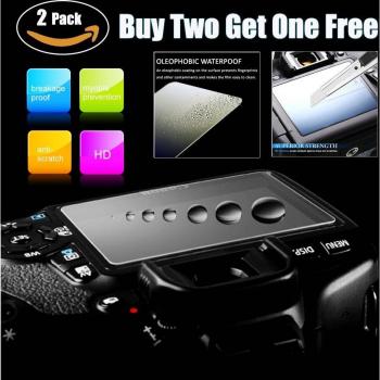 2PCS HD Screen Protector Film for SONY A5000 A5100 A6000 A6300 A6500 A7 A7R A7S (3 Inch)