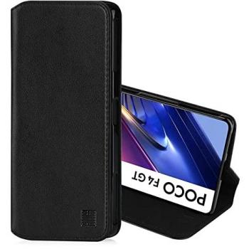 Real Leather Wallet for Xiaomi F4 (Black)