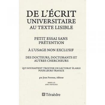De l'écrit universitaire au texte lisible