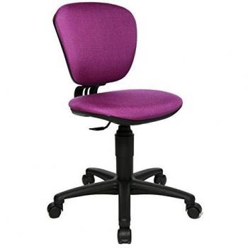 Polypropylen-Drehstuhl TopStar High Kid in Violett – 40 × 43 × 90 cm