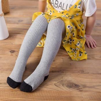 Bas de style printemps/automne pour tout-petit, rayures verticaux 0-4 ans