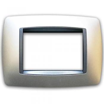 Bombè Placca 3, 4 e 7 m Compatibile Bticino Living International – 3 Porte
