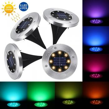 Waterproof RGB Solar Garden Lights