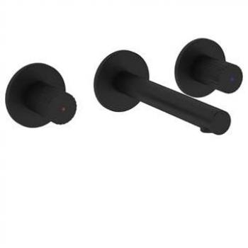 Vitra Origin mitigeur lavabo à encastrer, saillie 150-180mm, noir mat