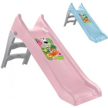 Mochtoys Kinder-Wasserrutsche, 140 cm Rutschlänge, wetterfest rosa