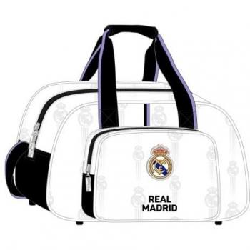 Safta, Sac de Sport Real Madrid 1ère équipe 22/23, 400 x 230 x 240 mm, Noir et Blanc