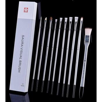 Fan Brush for Watercolor, Gouache, Acrylic, and Oil Painting