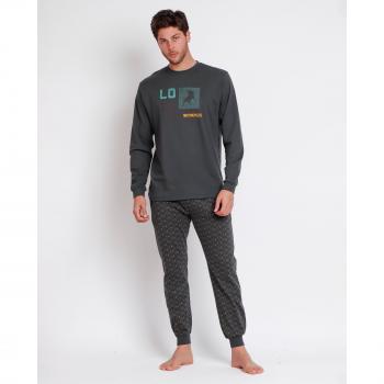 Pigiama A Maniche Lunghe Uomo Lois Khaki