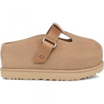 Golden Star Platform Slide – UGG Beige Mules, Size 10 US