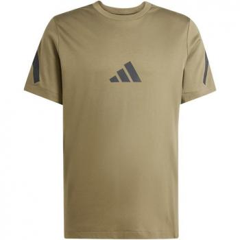 Adidas Z.N.E. Olive Strata Short Sleeve Shirt for Men 3XL