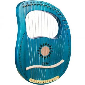 Arpa de Lira Zani‑Caoba 16 Metal