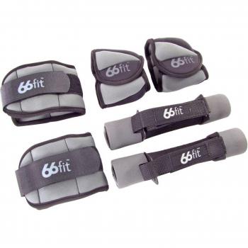 Fitness Aerobics Weight Training Set – Ankle, Wrist & Dumbbells (66fit)
