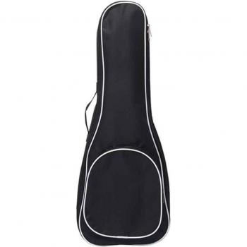 Thick Padded Waterproof Ukulele Backpack Case with Pockets for 21 Inch Instruments