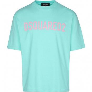 Dsquared2 T-Shirt Verde Uomo Taglia S