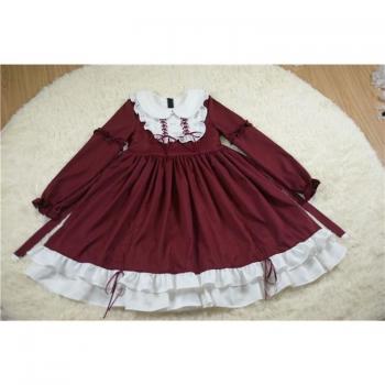 Vestido de Lolita para Niña con Lazo y Estampado de Ángel