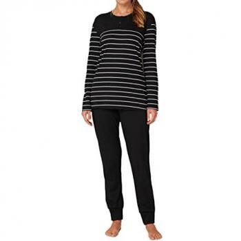 Schiesser Pyjama selected! premium inspiration (2 tlg) mit etwas längerer Rückenpartie