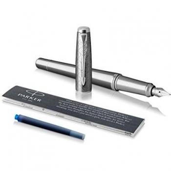PARKER Urban penna stilografica Premium Silvered Powder (1931603)