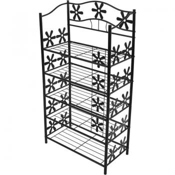 Scaffale Decorativo Multiuso in Metallo