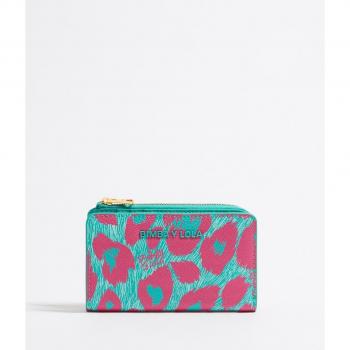 Cartera Bimba y Lola leopardo con cremallera para mujer