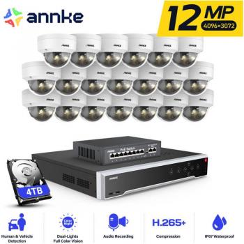 Kit Surveillance Extérieure 12MP – NVR 32CH, 20 Caméras