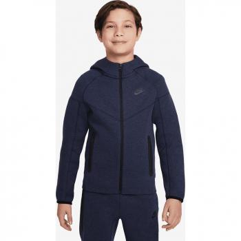 Tech Fleece Full-Zip Azul Oscuro Nike Infantil