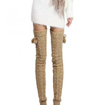 Leggings Tricotés en Crochet pour Femmes