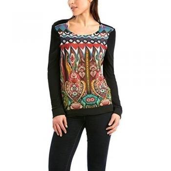 Camiseta Desigual TS_ADONIA para Mujer, Negro