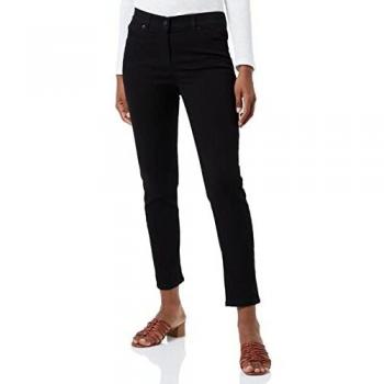 EDITION Damen Skinny Jeans, Schwarz, Größe 46