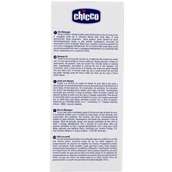 Chicco Massageöl mit Reiskleie-Öl, 200 ml